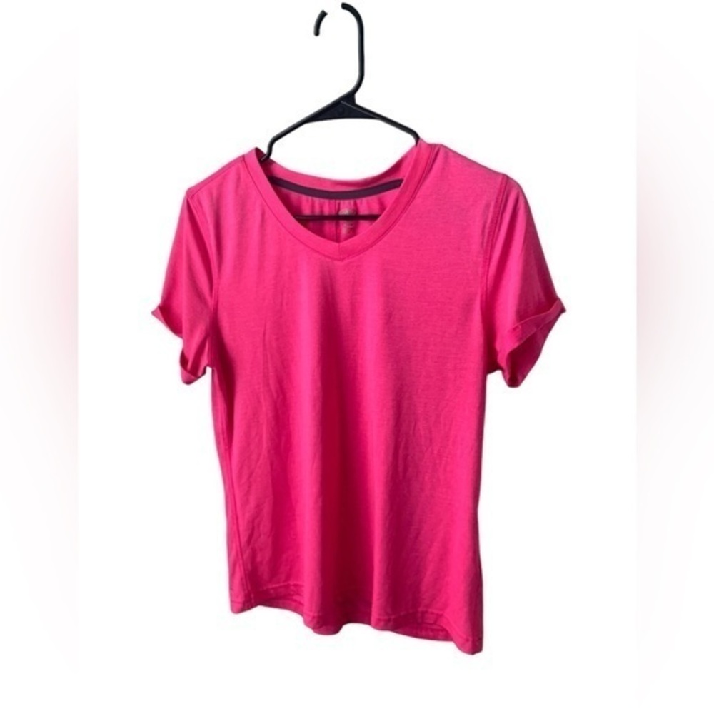 Athletic Works Short Sleeve Hot Pink Top